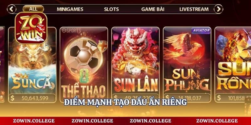 Điểm mạnh tạo dấu ấn riêng